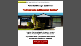 What Remedialmassage-goldcoast.com.au website looked like in 2020 (4 years ago)