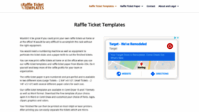 What Raffletickettemplates.org website looked like in 2020 (4 years ago)