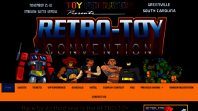 What Retro-toycon.com website looked like in 2020 (4 years ago)