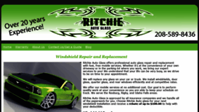 What Ritchieglass.com website looked like in 2020 (4 years ago)