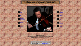 What Rkviolin.com website looked like in 2020 (4 years ago)