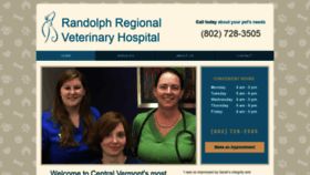 What Randolphregionalvet.com website looked like in 2020 (4 years ago)