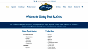 What Richeyboat.com website looked like in 2020 (4 years ago)