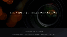What Resvideoandmedia.com website looked like in 2020 (4 years ago)