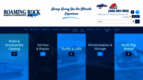 What Roamingrockmarina.com website looked like in 2020 (4 years ago)