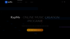 What Rap-me.online website looked like in 2020 (4 years ago)