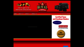 What Royalhvac.net website looked like in 2020 (4 years ago)
