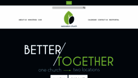 What Restchurch.org website looked like in 2020 (4 years ago)
