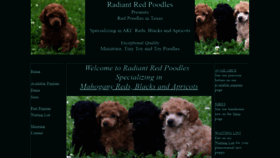 What Radiantredpoodles.com website looked like in 2020 (4 years ago)