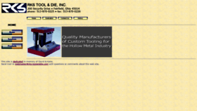 What Rks-toolanddie.com website looked like in 2020 (4 years ago)