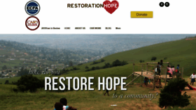What Restorationhope.org website looked like in 2020 (4 years ago)