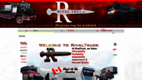 What Rivaltruck.ca website looked like in 2020 (4 years ago)