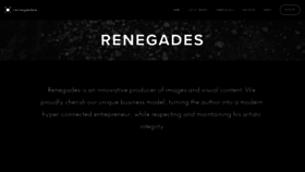 What Renegades-agency.com website looked like in 2020 (4 years ago)