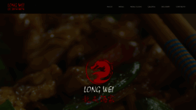 What Restaurantlongwei.cl website looked like in 2020 (4 years ago)