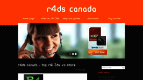 What R4dscanada.com website looked like in 2020 (4 years ago)