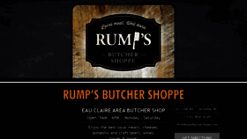 What Rumpsbutchershoppe.com website looked like in 2020 (4 years ago)