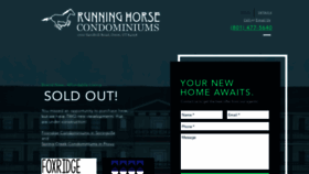 What Runninghorseorem.com website looked like in 2020 (4 years ago)