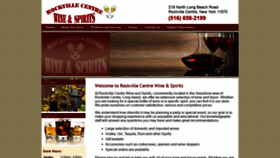 What Rockvillecentre-liquor.com website looked like in 2020 (4 years ago)