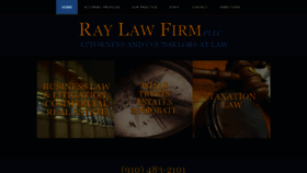 What Raylawnc.com website looked like in 2020 (4 years ago)