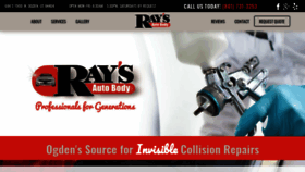 What Raysautobodyinc.com website looked like in 2020 (4 years ago)
