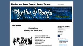 What Rhythmandroots.org website looked like in 2020 (4 years ago)