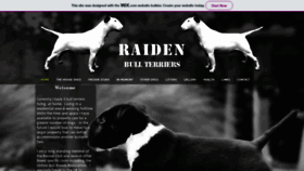 What Raidenbullterriers.org website looked like in 2020 (4 years ago)