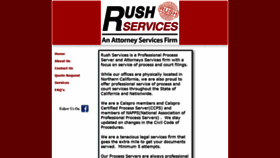 What Rushservices.net website looked like in 2020 (4 years ago)