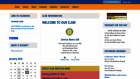 What Rotaryclubofhanoverpa.org website looked like in 2020 (4 years ago)