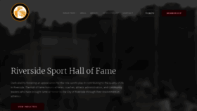 What Riversidesporthalloffame.com website looked like in 2020 (4 years ago)