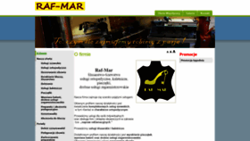 What Raf-mar-szewc.pl website looked like in 2020 (4 years ago)