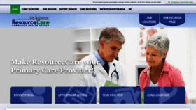 What Resourcecare.org website looked like in 2020 (4 years ago)