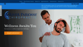 What Riverparkwaychiropractic.com website looked like in 2020 (4 years ago)