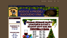 What Rozvozyvina.cz website looked like in 2020 (4 years ago)