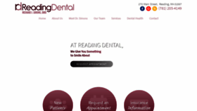 What Readingdentalpc.com website looked like in 2020 (4 years ago)