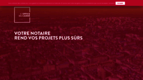 What Rennes-notaires.fr website looked like in 2020 (4 years ago)