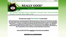 What Reallygoodfoods.com website looked like in 2020 (4 years ago)