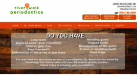 What Riverwalkperiodontics.com website looked like in 2020 (4 years ago)
