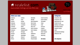 What Realelist.com website looked like in 2020 (4 years ago)