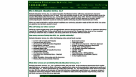 What Richardsed.com website looked like in 2020 (5 years ago)