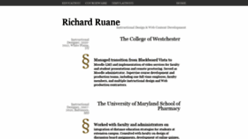 What Rruane.com website looked like in 2020 (4 years ago)