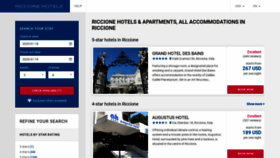 What Riccionetophotels.com website looked like in 2020 (4 years ago)
