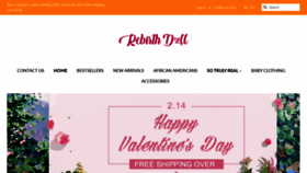 What Rebirthdoll.com website looked like in 2020 (4 years ago)