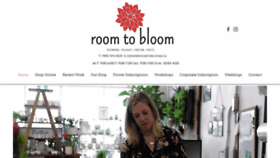 What Roomtobloom.ca website looked like in 2020 (4 years ago)