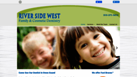 What Riversidewestdental.ca website looked like in 2020 (4 years ago)