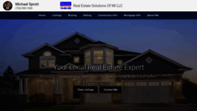 What Realestatesolutionsmi.com website looked like in 2020 (6 years ago)
