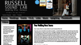What Russellsoundlab.com website looked like in 2020 (4 years ago)