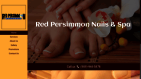 What Redpersimmonnailsnspa.com website looked like in 2020 (4 years ago)
