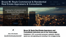 What Reyleappraisers.com website looked like in 2020 (4 years ago)