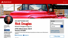What Rickdouglas.net website looked like in 2020 (4 years ago)