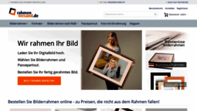 What Rahmenversand.de website looked like in 2020 (4 years ago)